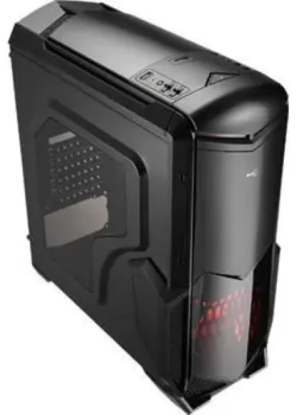 AeroCool BattleHawk čierna / PC skriňa / ATX / bez zdroja (4713105955415)