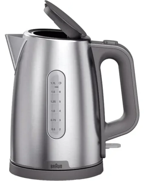Braun WK 1500 šedá / Rýchlovarná kanvica / 2200 W / 1.7 l (0X21010083)