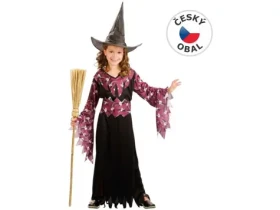MaDe 86157 - Kostým na karneval Čarodejnica, 120-130cm
