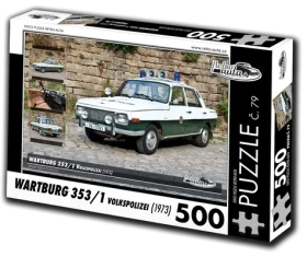 RETRO-AUTA Puzzle č. 79 Wartburg 353,1 Volkspolizei (1973)