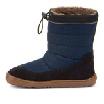Detské zimné barefoot snehule UP TEX SNOW WOOL Dark Blue G3160249-1 - 36