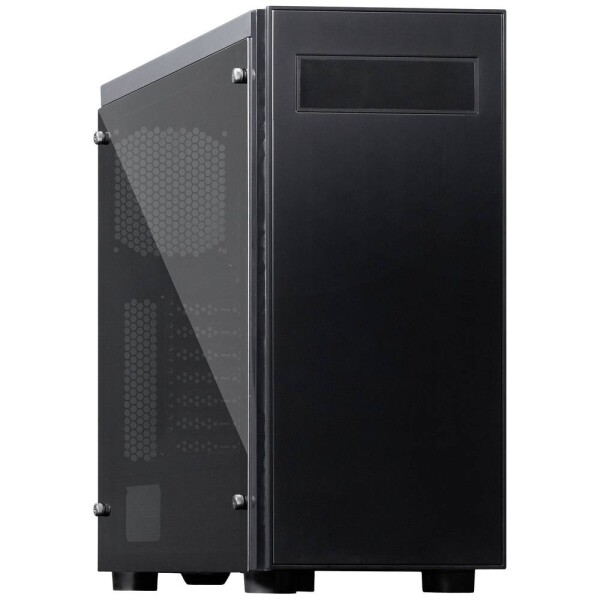 Chieftec AL-02B-TG-OP tower PC skrinka čierna; AL-02B-TG-OP