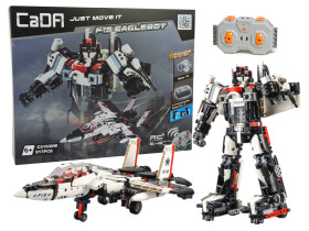 Mamido Stavebnica technic R / C 2v1 stíhačka, robot