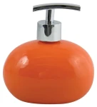 MSV JAVA dávkovač mydla oranžový / keramika / 360 ml