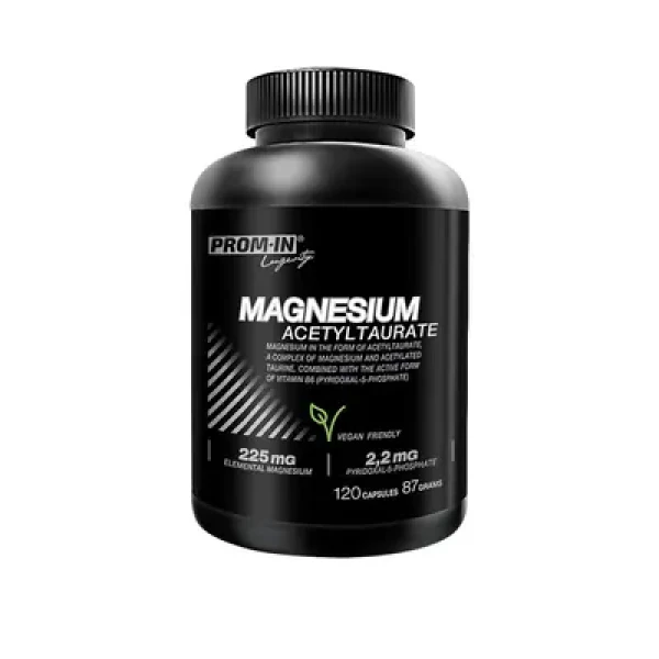 Prom-In Magnesium Acetyltaurate / Výživový doplnok / Horčík / 120 kapsúl