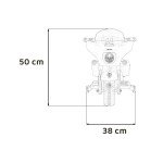Mamido Detská elektrická motorka Chopper INDIAN modrá