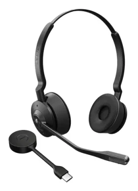 JABRA Engage 55 SE Stereo čierna / stereo náhlavná súprava / mikrofón / USB-C / MS Teams (9659-470-111)