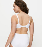 TRUE SHAPE SENSATION - Minimalizačná podprsenka: zoštíhľujúci džersej s jedným košíčkom Triumph WHITE 75F