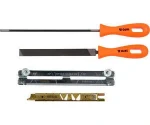 YATO Sada na ostrenie pílových reťazí 4,0 mm / Sada na ostrenie reťazí / priemer pilníka 4,0 mm