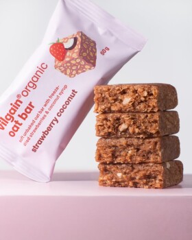 Vilgain Oat Bar BIO – jahoda a kokos 50 g