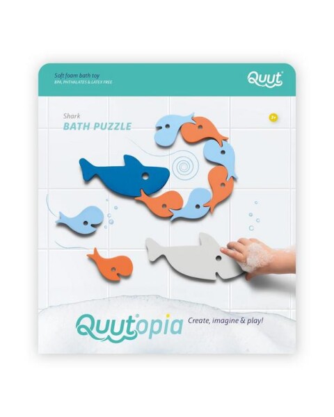 Quut Quutopia puzzle do vody žraloky