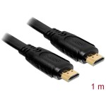 Delock HDMI 1.4 kábel A/A samec/samec, plochý, dĺžka 1 meter (82669)