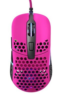 XTRFY M42 RGB ružová / herná myš / optická / 16000DPI / 6 tlačidiel / RGB / 2 veľkosti / USB / 1.8m (M42-RGB-PINK)