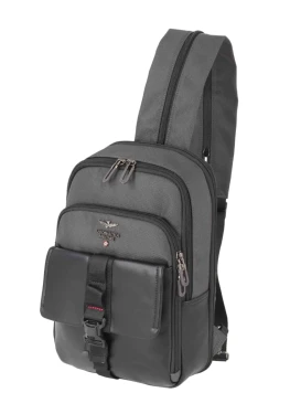 Batoh sling Aeronautica Militare Typhoon AM-591-13 šedá 7 L