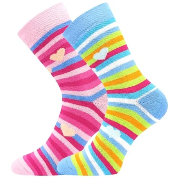 BOMA® ponožky Pruhana 2 mix B 2 páry 35-38 120531