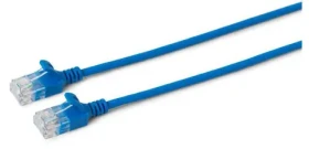 MicroConnect CAT6a U/UTP SLIM 7.5m modrá / LSZH (V-UTP6A075B-SLIM)