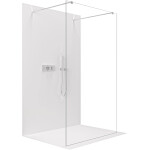CERANO - Sprchová zástena Walk-in Onyx Duo Ľ/P - 8 mm - hranatá vzpera - chróm, transparentné sklo - 90x200 CER-8050BD2044