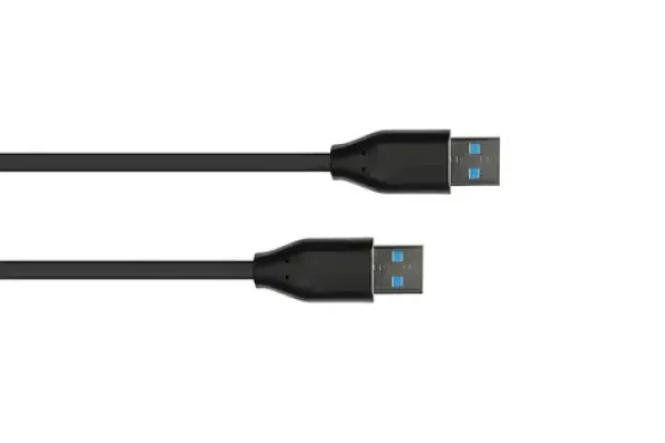 Good Connections USB-A - USB-A 3.2 Gen 2 čierny / Dátový kábel / 10 Gbit/s / 1 m (2831-AA010S)