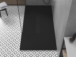 MEXEN/S - Toro obdĺžniková sprchová vanička SMC 150 x 90, čierna, mriežka čierna 43709015-B