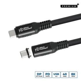 MicroConnect USB-C - USB-C 1 m čierna / Kábel (MC-LS-USB4CC1.0)