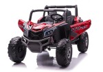 Mamido Detské elektrické auto Buggy UTV-MX 4x4 LCD MP4 Spider lakované červené