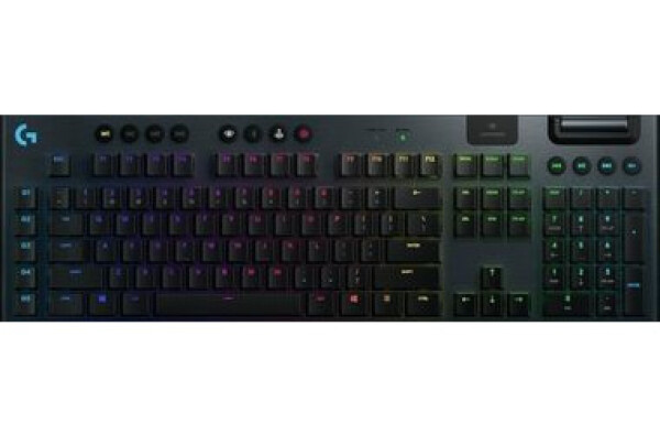 Logitech G915 Lightspeed CH čierna / bezdrôtová herná klávesnica / BT + USB Lightspeed / RGB podsvietenie / 1.8m microUSB (920-008905)