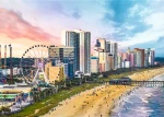Trefl - Puzzle - Pláž Myrtle, Južná Karolína, USA