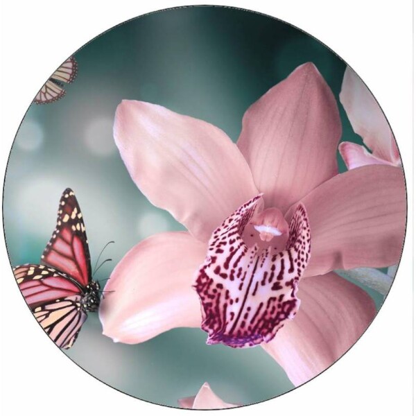 Jedlý papier orchidea a motýľ 19,5 cm - Pictu Hap - Pictu Hap