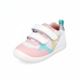 Dievčenské barefoot tenisky SPORT BLANCO Y MULTICOLOR Biomecanisc 262165-D310 - 26