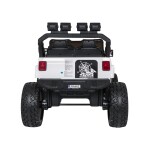 Mamido Elektrické autíčko Extreme Sport 4x4 s premenlivou veľkosťou bielej