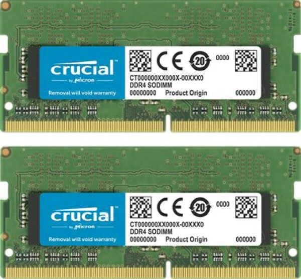 CRUCIAL 8GB (2x4GB) 2666 MHz / SO-DIMM / DDR4 / PC4-21300 / CL19 / 1.2V (CT2K4G4SFS8266)