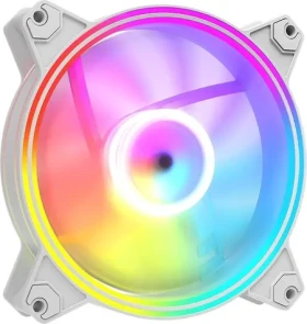 Modecom Volcano Apex 120 ARGB Reverse biela / Ventilátor / 120 mm / ARGB / Reverse (FAN-APEX-120R-ARGB-200)
