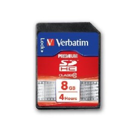 Verbatim SDHC 8GB pamäťová karta / Class 10 / (30MB/s) (43961)