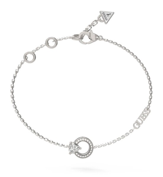 Guess Oceľový náramok so zirkónmi M`ama Non M`ama JUBB04663JWRH 21 cm