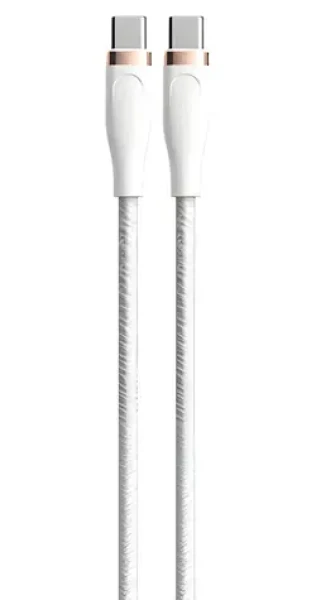 Devia Star Series USB-C/USB-C biela / Nabíjací kábel / 1,5 m (6938595387647)