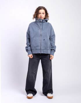Carhartt WIP W' Hooded Torion Jacket Office Blue grind wash XS