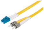 Intellinet LC/ST žltý 2 m / Optický patch kábel / Duplex / Singlemode OS2 9/125 µm / LSZH (750011)