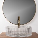 REA - Umývadlo na dosku Ingrid Transparent REA-U0278
