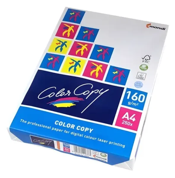 Mondi Color Copy A4 / Kancelársky papier / 160 g/m2 / 250 listov / biely (8687A16)