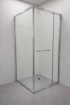 KERRA - Sprchovací kút Heidi CHR SQ 90x90 v chróm farbe (bez vaničky) 5907548125958