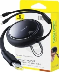 Baseus kábel USB-C - 2x USB-C čierna / Kábel / 1 m (6932172670948)