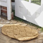 Ib Laursen Rohožka z kokosového vlákna Ocean Oval Braided