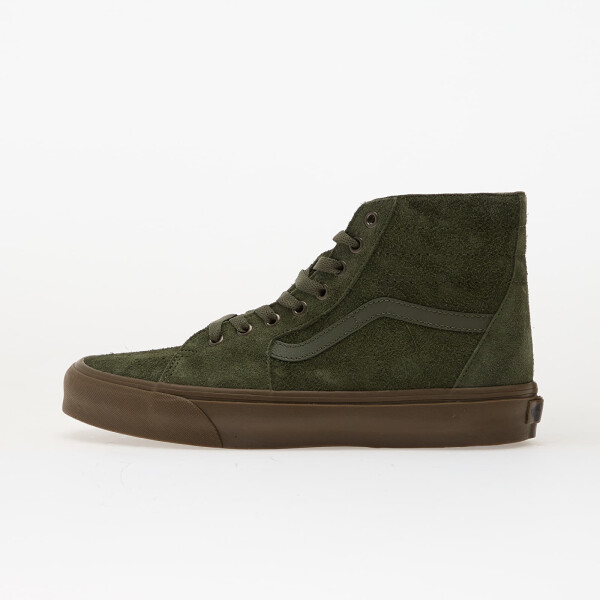 Tenisky Vans SK8-Hi Tapered Hairy Suede Olive/ Gum EUR 44