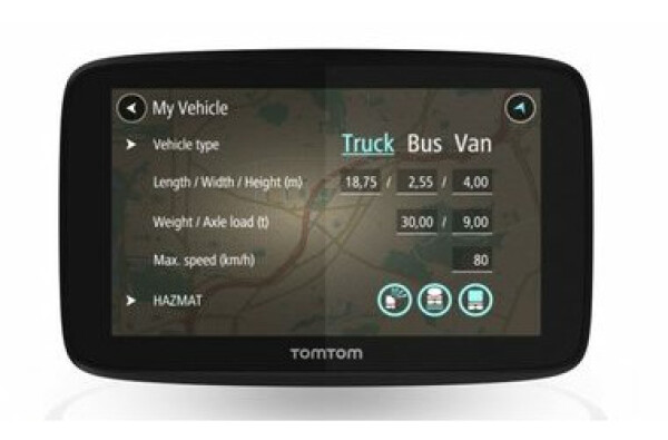 TomTom GO PROFESSIONAL 620 LIFETIME / 6 / 16GB / microSD / Európa / 48 krajín (1PN6.002.05)