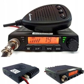 Luiton CB Radio LUITON LT-198 Mini ASQ 12V/24V z wtykiem do zapalniczki AM FM