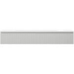 MEXEN/S - Rivel kúpeľňová skrinka 140 cm s umývadlom Vela, 1 šuplík, reliéf, šedá mat/biela mat 91A20-14023-1-BF62-W23M01