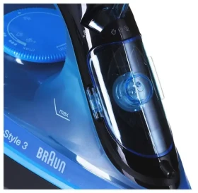 Braun FreeStyle 3 FI 3194.BK čierno-modrá / Naparovacia žehlička / 2400 W / Keramická žehliaca plocha / 200 g/min (0127408005 FI3194.BK)
