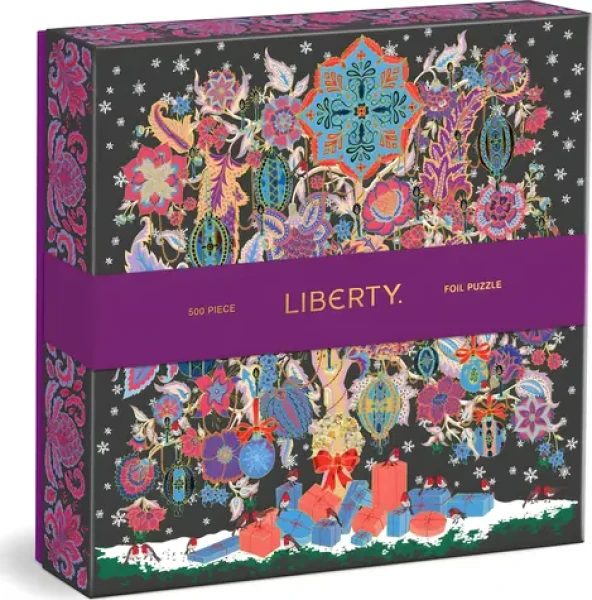Galison Štvorcové puzzle Liberty: Vianočný strom života