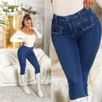 Sexy Skinny Jeans with patch pockets denimblue 42