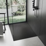 REA - Sprchová vanička Magnum Black 100x80 REA-K3907